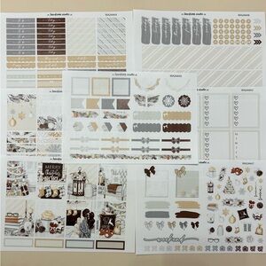 NEW Beautiful aesthetically pleasing stylish stickers to add to your agenda